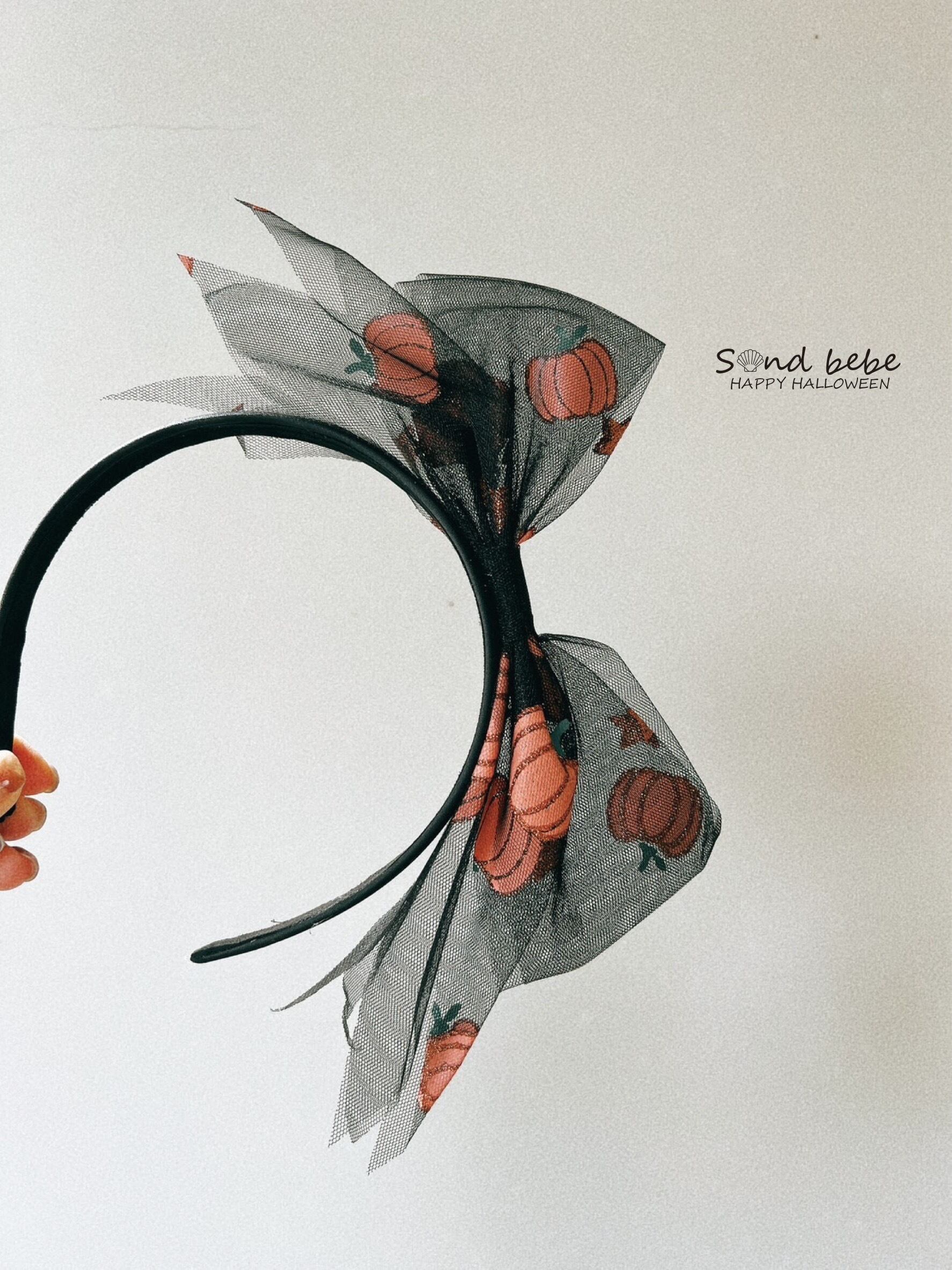 【即納】ハロウィン パンプキン柄カチューシャ