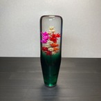水中花シフトノブ　【特極-Tokugyoku-緑】　140㎜　【送料無料】