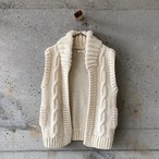off white knit vest