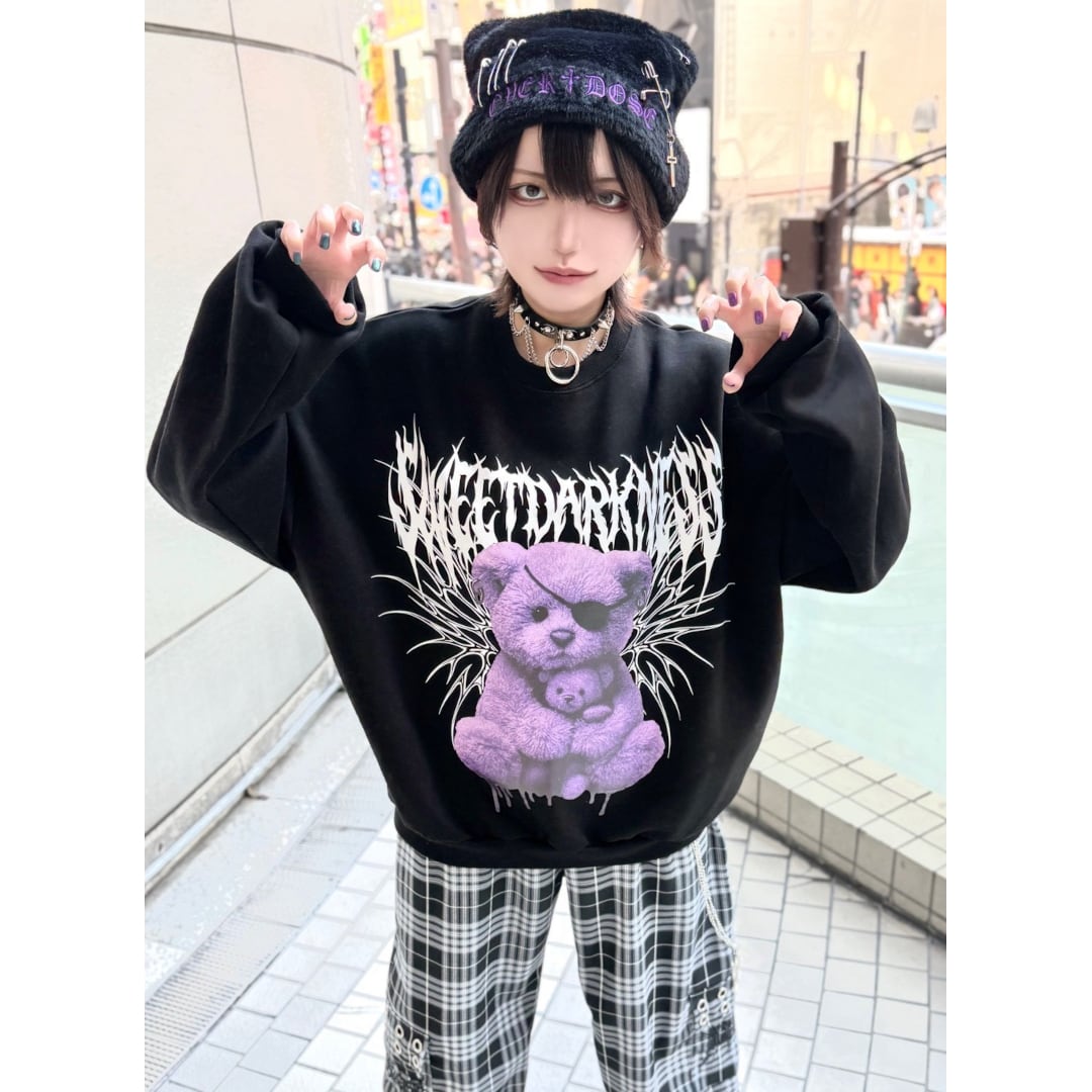 くーちゃんスエット 1200W-10043-DkHtGry-0-