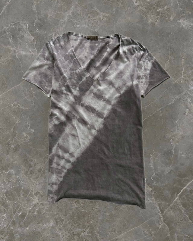 "goa" bleach design v neck t-shirt