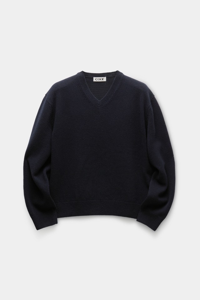 [COOR] Wool V-Neck Sweater (Navy) 正規品 韓国ブランド 韓国通販 韓国代行 韓国ファッション クール クーア クアー COOR 日本 店舗