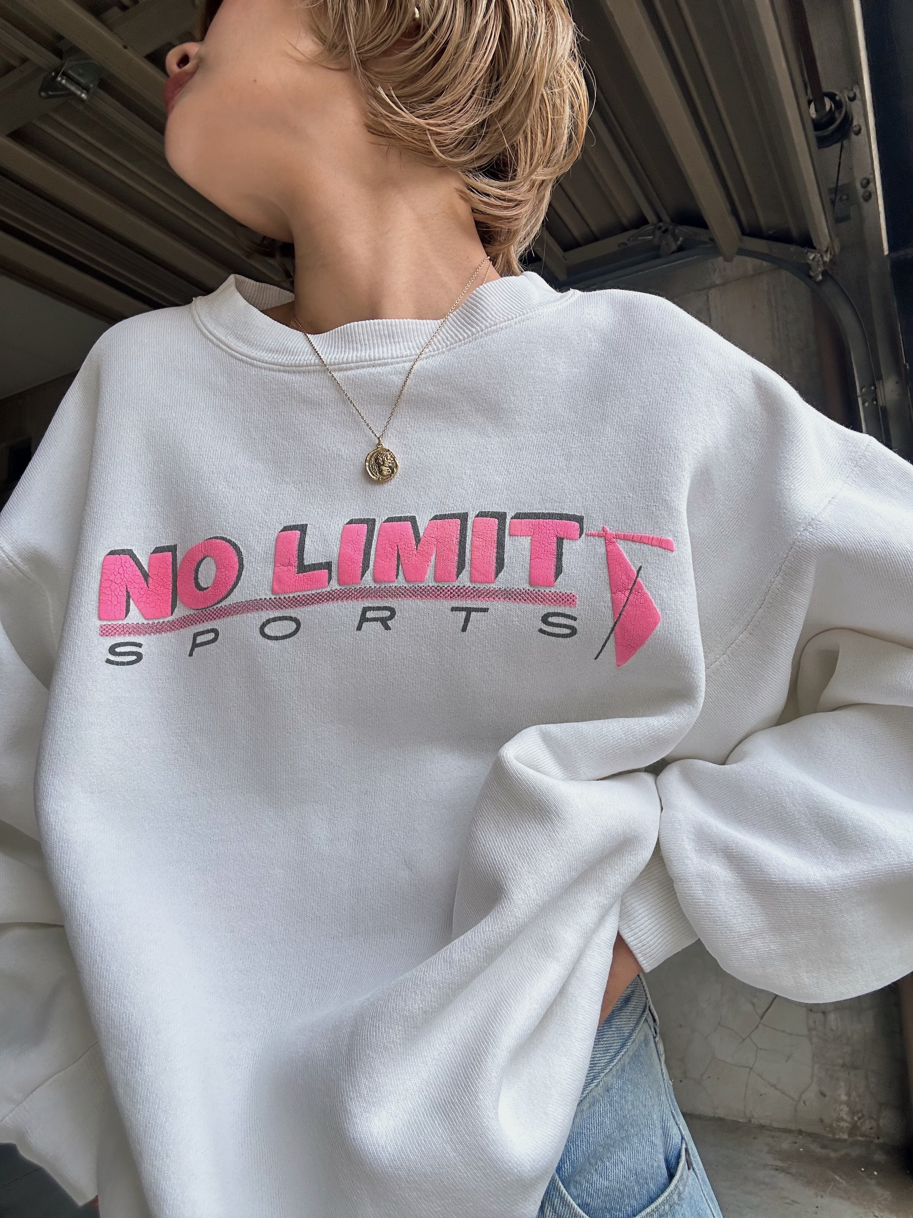 (CS1766)“NO LIMIT” form printed sweat