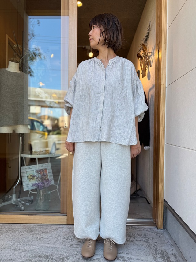 NATURAL LAUNDRY ウールリング  ワイドエッグパンツ
