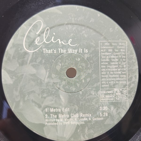Celine Dion / That's The Way It Is [COL 668255 6, 668255 6, 6682556000] - 画像4