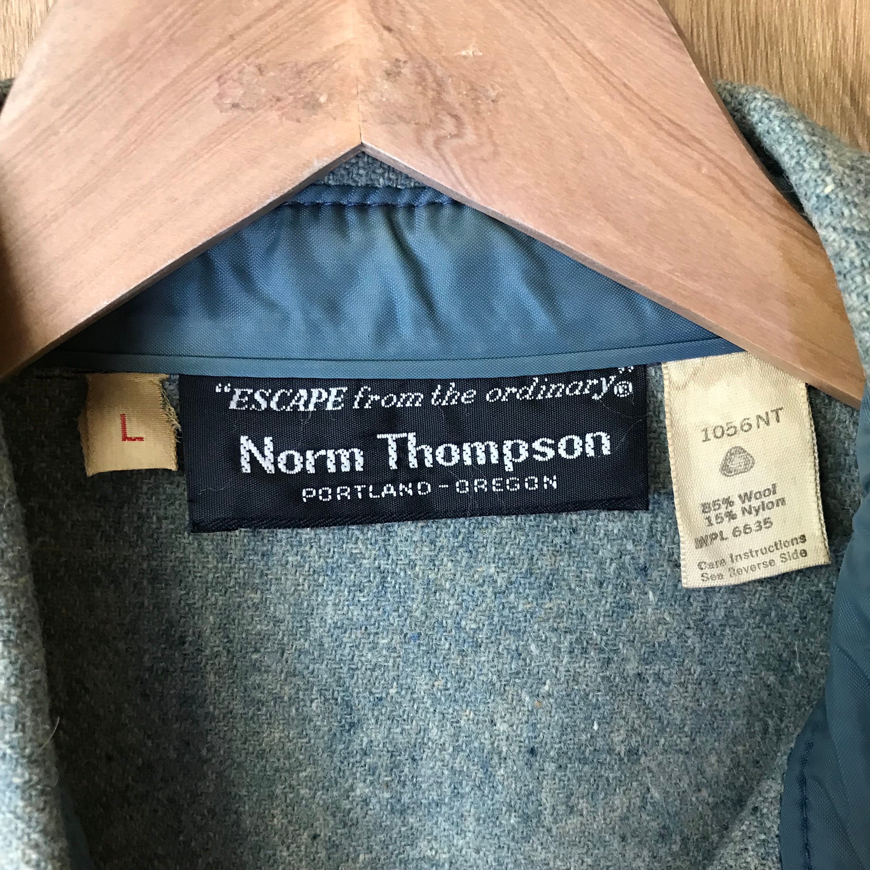 70s 希少 ヴィンテージ NORM THOMPSON スエード レザーシャツ 希少70s