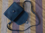 AMERICA 1990’s OLD COACH “NAVY Leather” shoulder bag