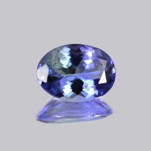 加工OK ソ付 非加熱タンザナイト 0.930ct ルース オーバル バイカラー