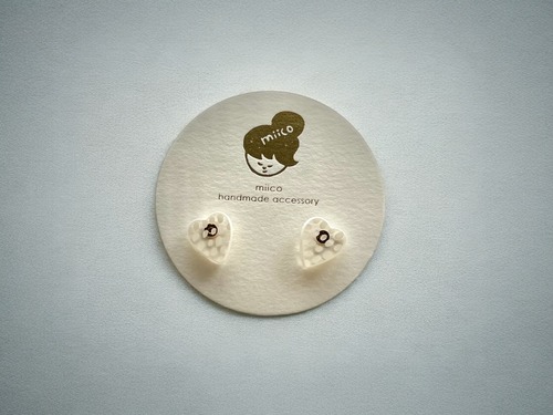 miico 小粒ハートピアス