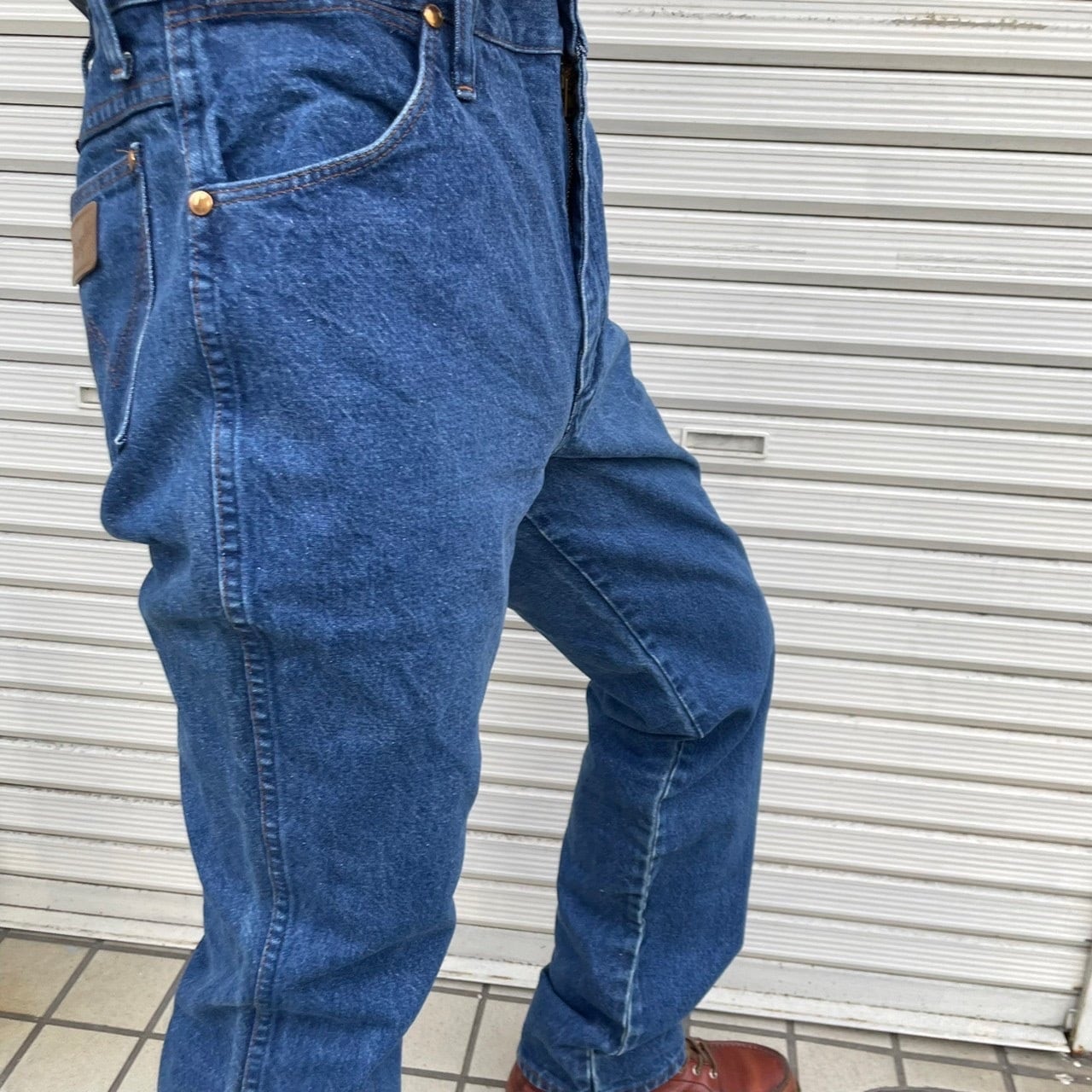 濃紺 90s Wrangler 936PWD INDIGO DENIM PANTS MADE IN Mexico 1990s