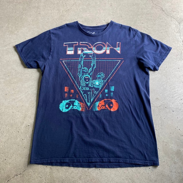 Disney ディズニー TRON トロン ムービーTシャツ メンズL 古着 