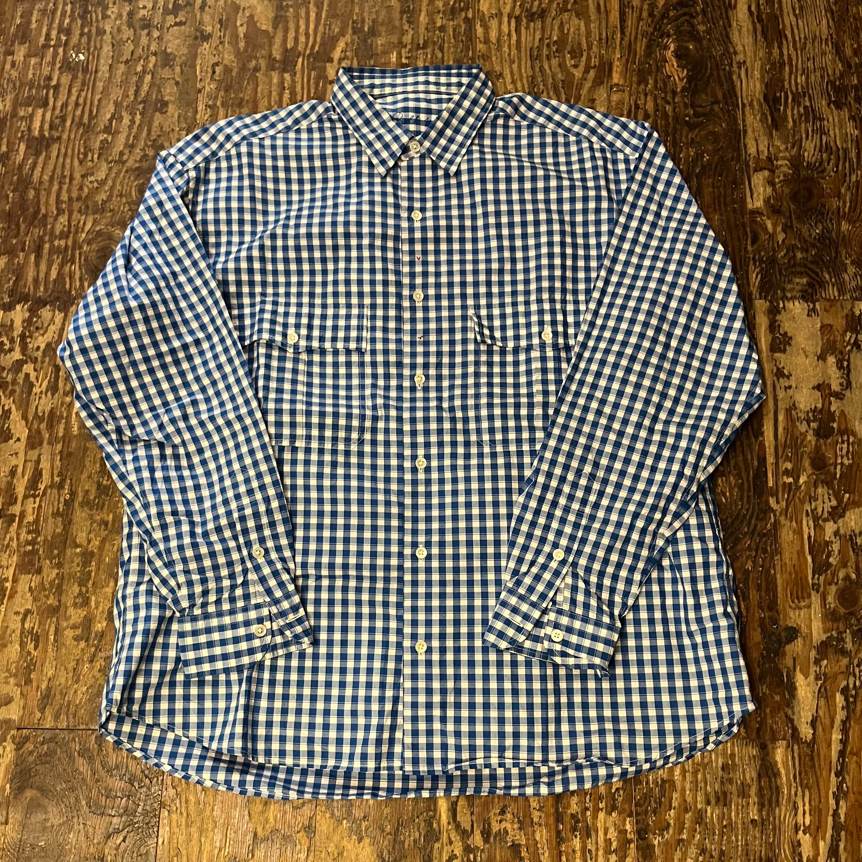 Porter Classic ポータークラシック Roll Up Shirt 長袖チェックシャツ 