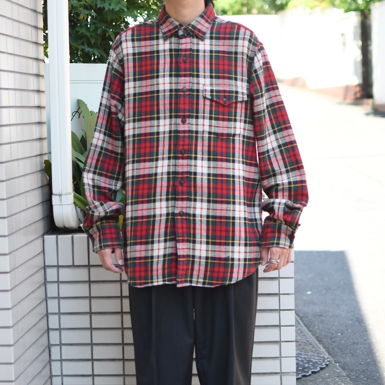 POLO RALPH LAUREN check cotton flannel shirt