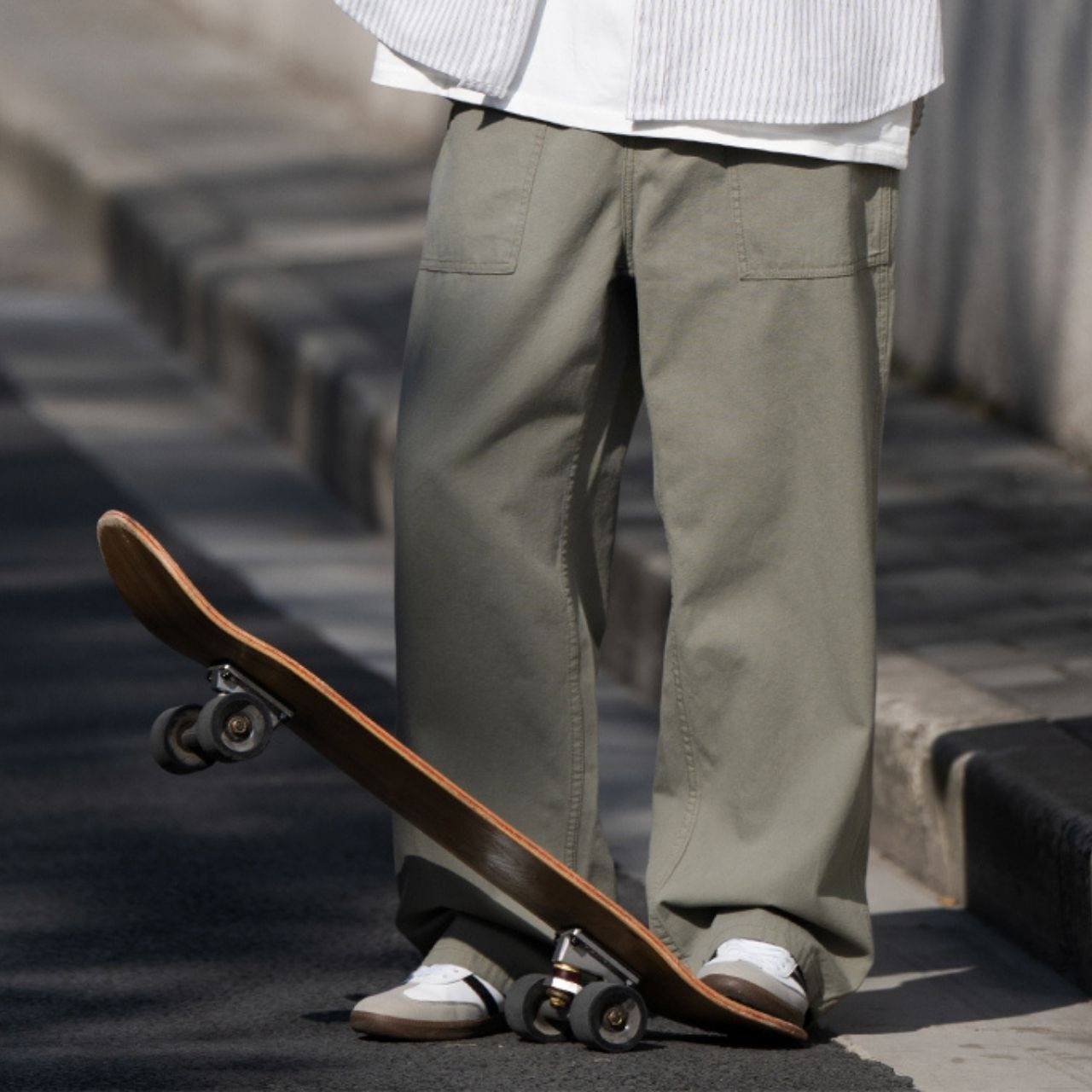 アメリカンレトロ シンプルパンツ　1021