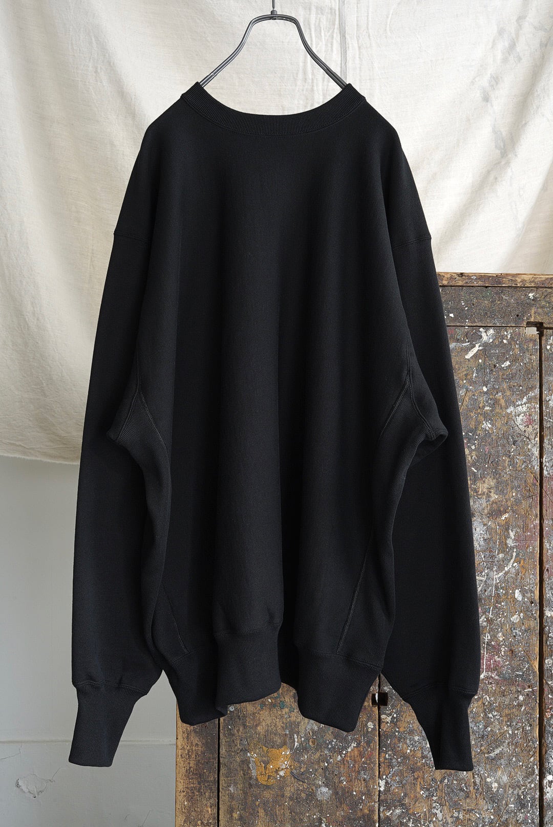TUKI - 原田服飾研究所 - COTTON JUMPER (BLACK)