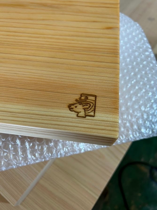 大きい柾目のひのきまな板 接ぎ合わせ 約60×30×2cm 1枚 | ひのきまな板