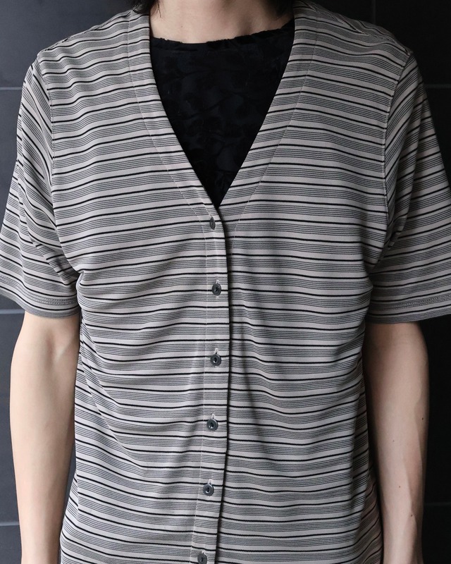 border half sleeve cardigan