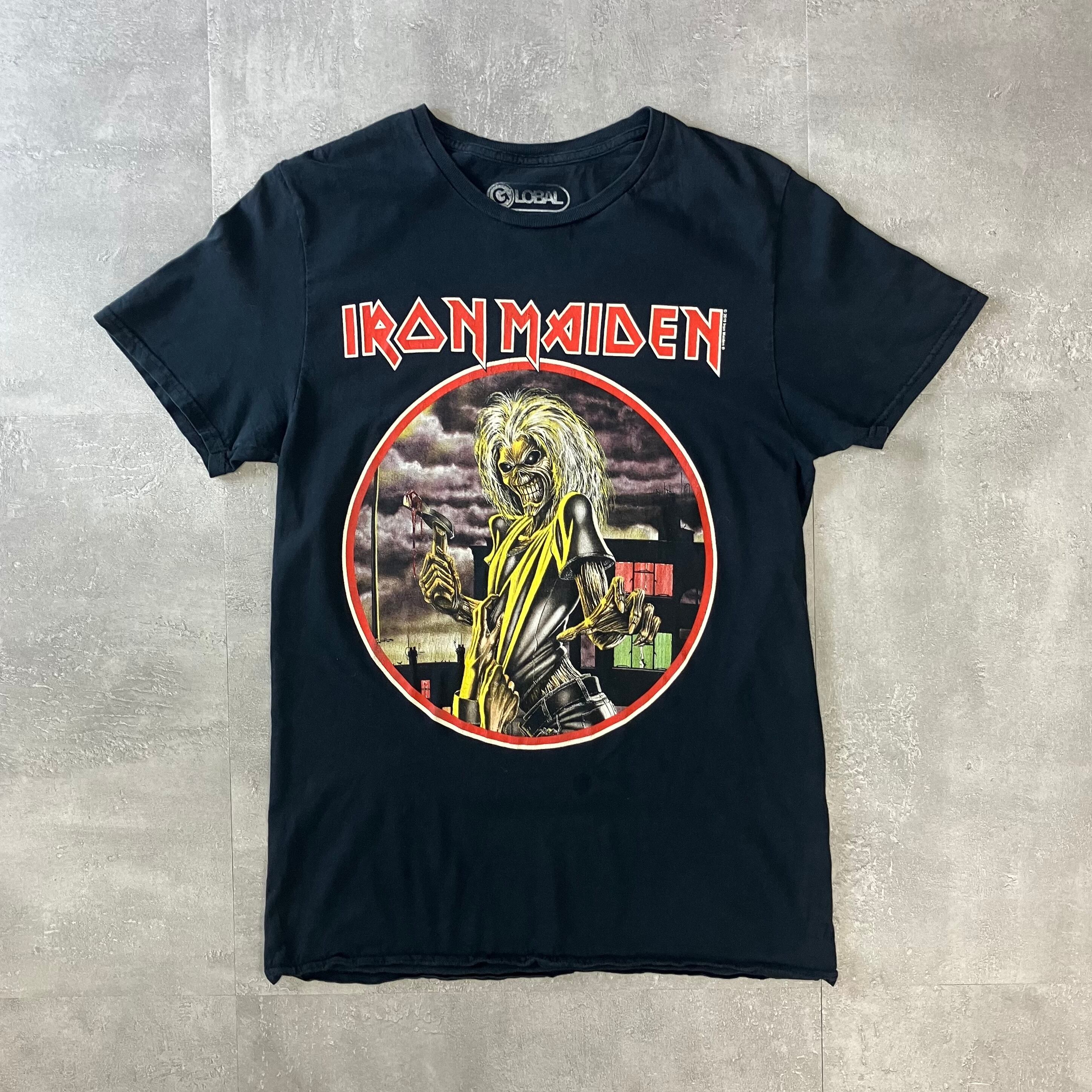 IRON MAIDEN 00s ブラック バンドTee プリント M No.1977