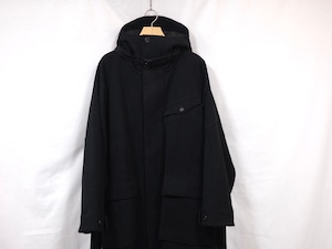 TOHNAI”WASHED WOOL MELTON COAT”