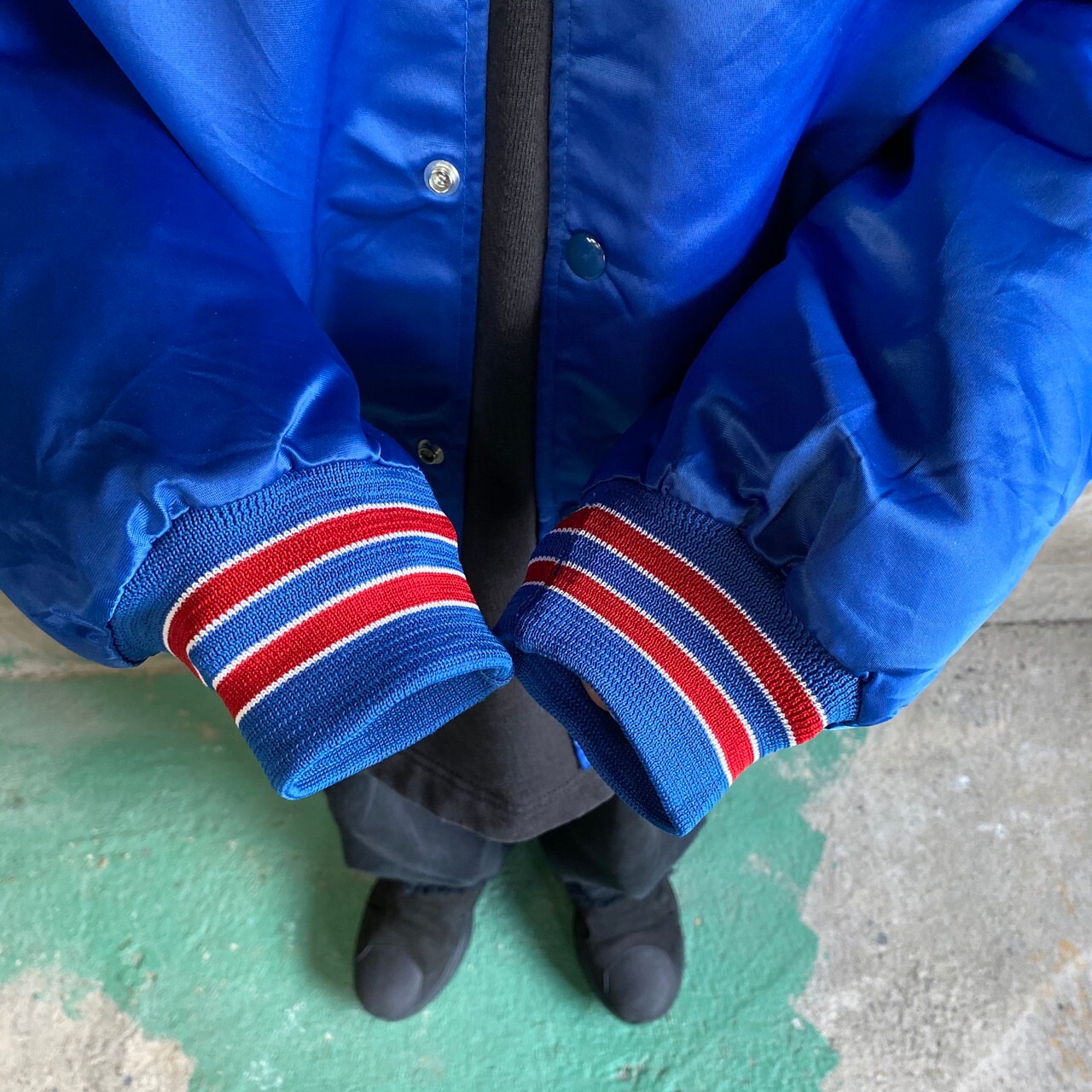 90年代 Chalk Line NFL ナイロンスタジャン メンズXL 古着 USA製 