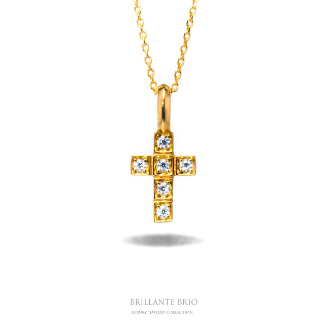【K14】Vox cross necklace