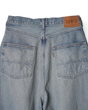 refomed "FRESH MAN DENIM WIDE PANTS 〔USED〕"