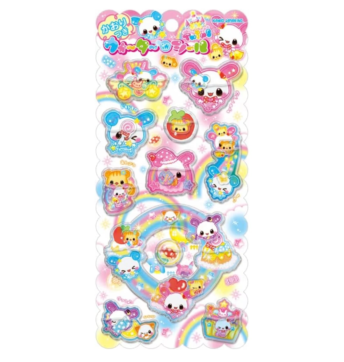 キラうさツインズ ウォーターインシール | candybox