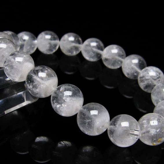 ファーデンクォーツ 水晶 ブレスレット 12mm 一点物 おまかせ便 111-22587