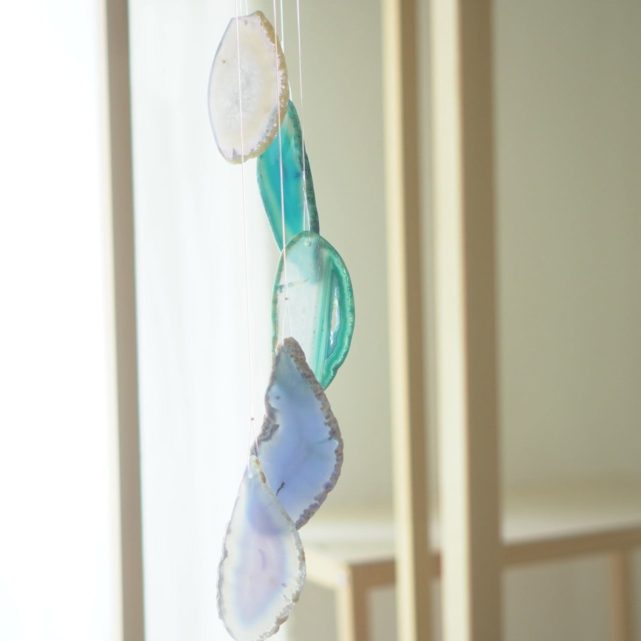 Ice Water 14 - アゲートヒーリングチャイム / Agate Sun Catcher Wind Chime 644