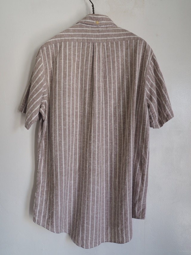 1960’s Vintage USA J.C.Penney Nep Stripe Button-Up Shirt／L