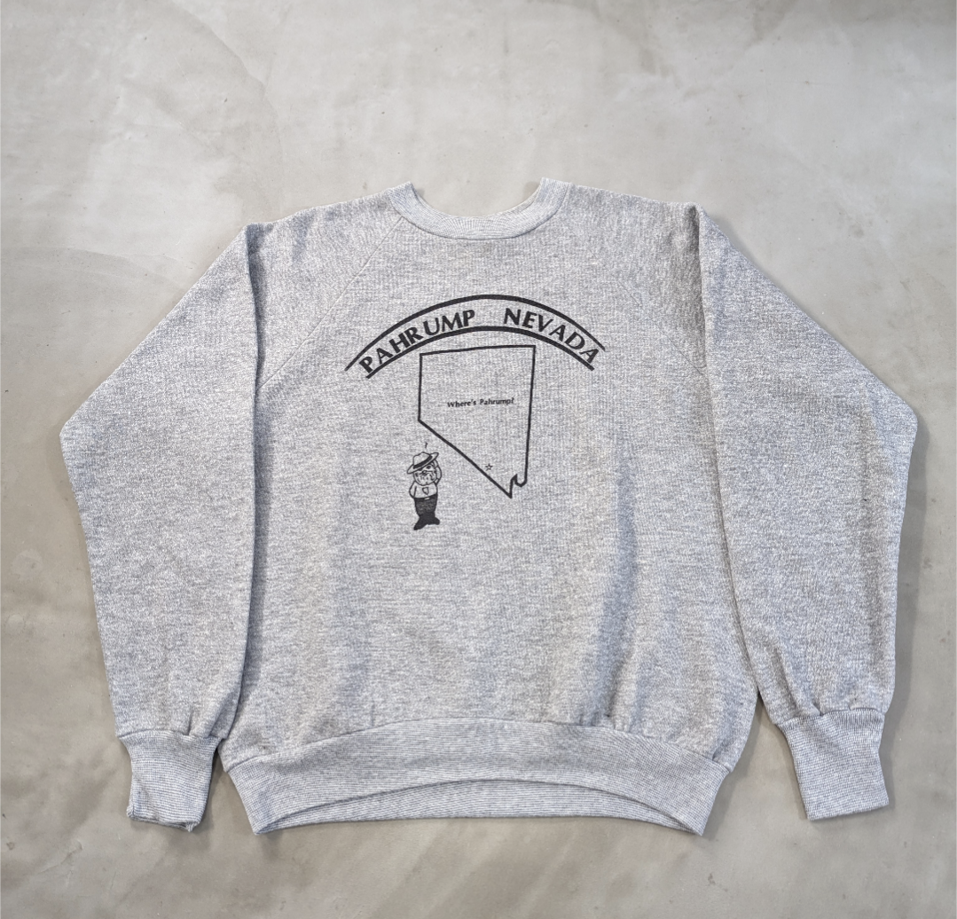 80s "PAHRUMP NEVADA" sweat shirt 小岩店