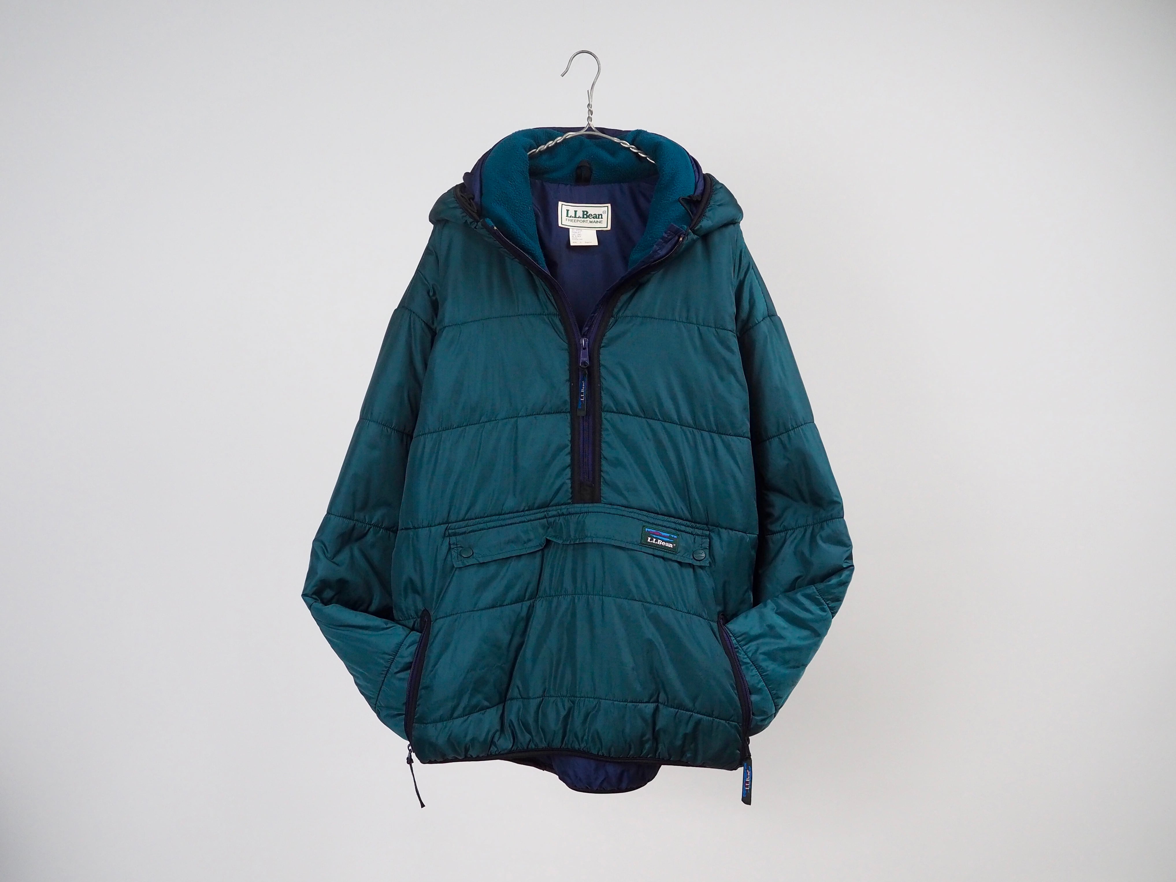 1990’s L.L.Bean Primaloft pullover puffer jacket XL /made in USA