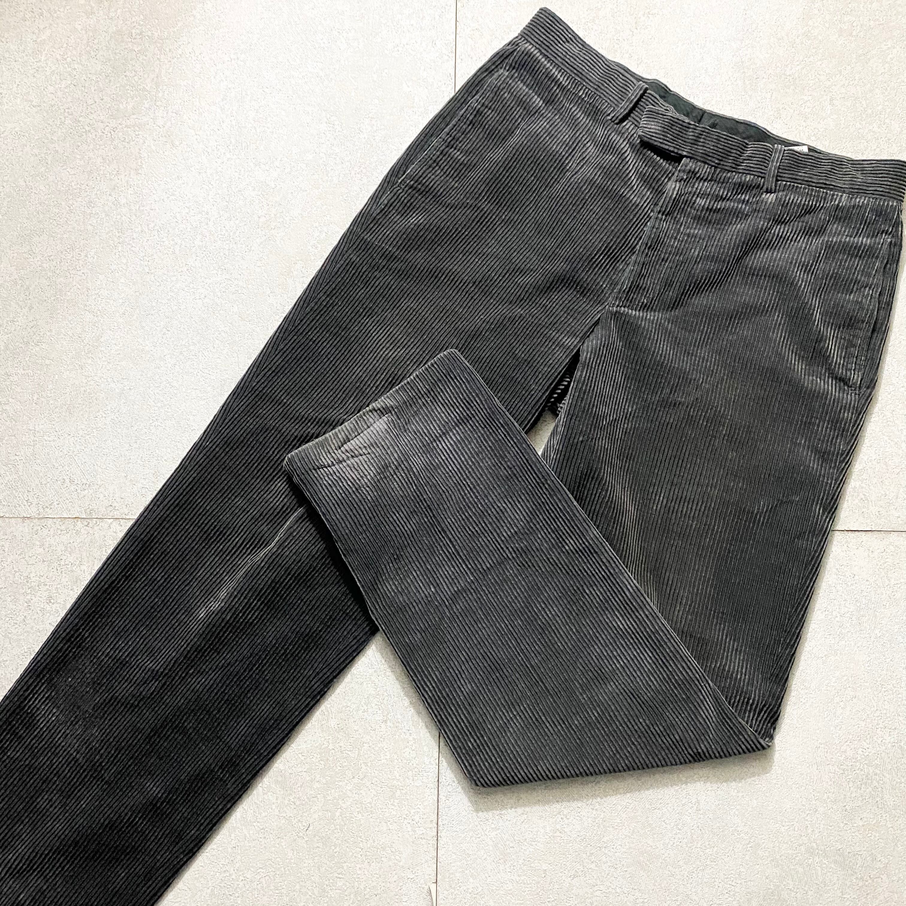 HERMES faded gray color corduroy pants | NOIR ONLINE