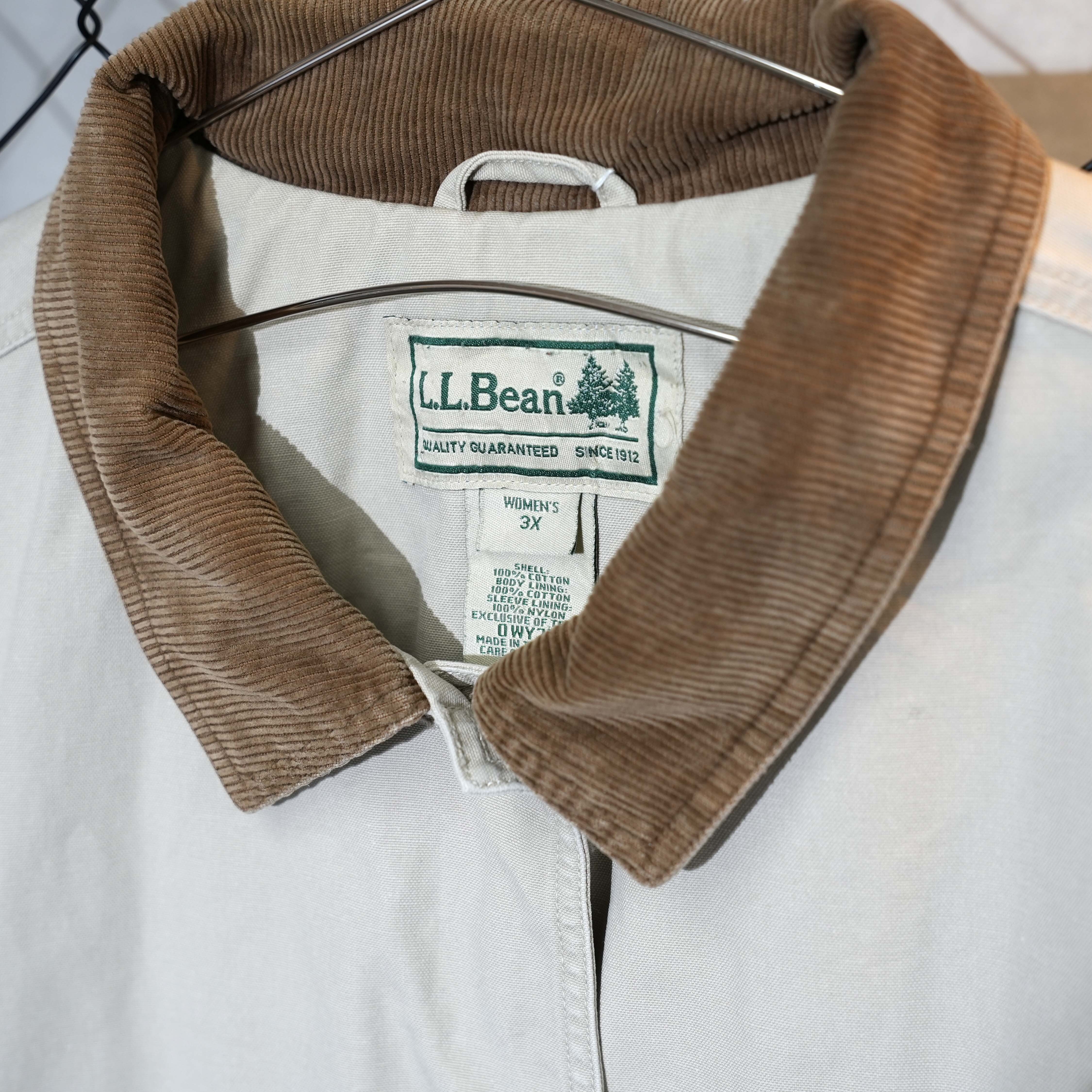 L.L.Bean エルエルビーン フィールドコート バーンコート型 コットン