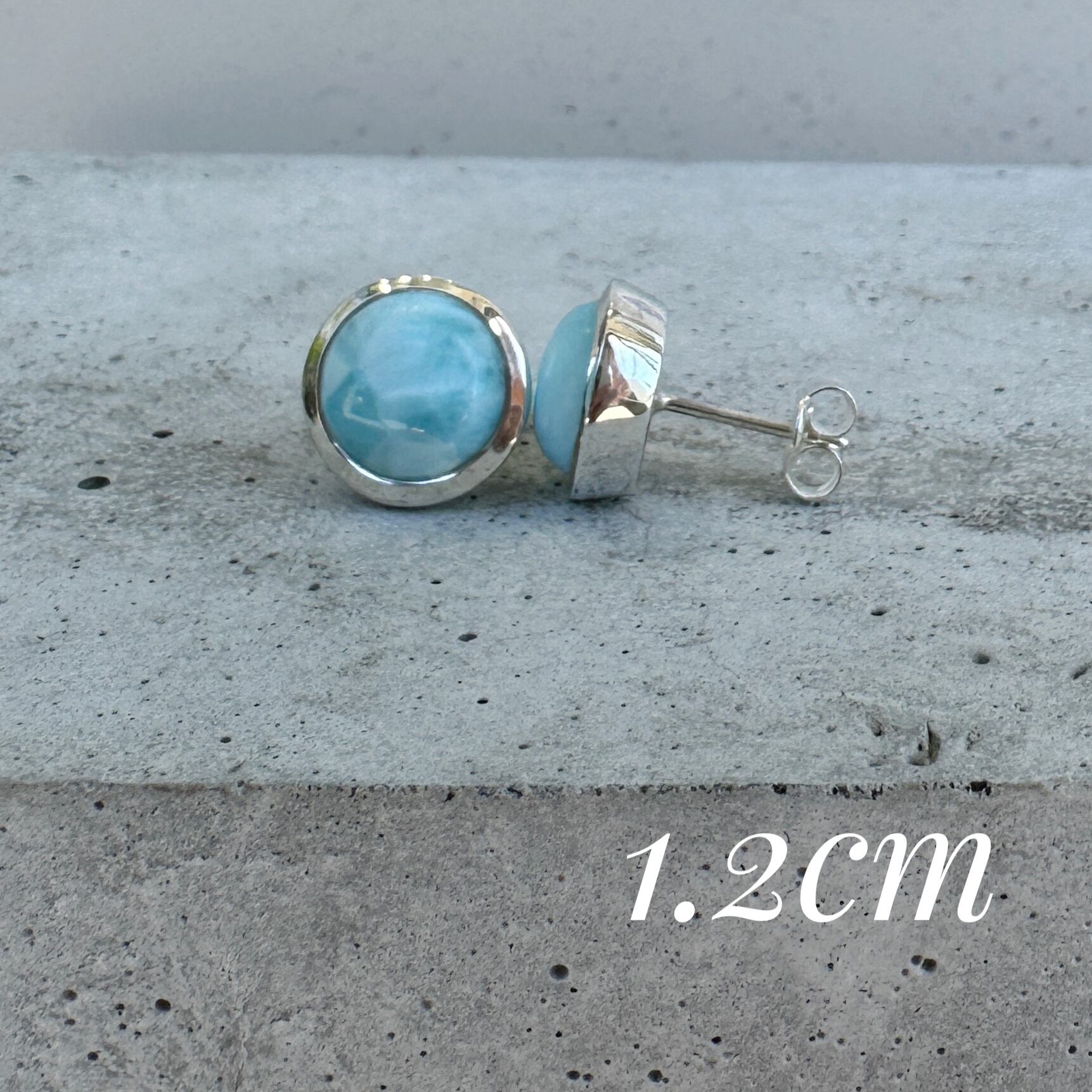 ⭐︎【天然】ラリマー ペンダントトップ k18 さりげ 9.7g 