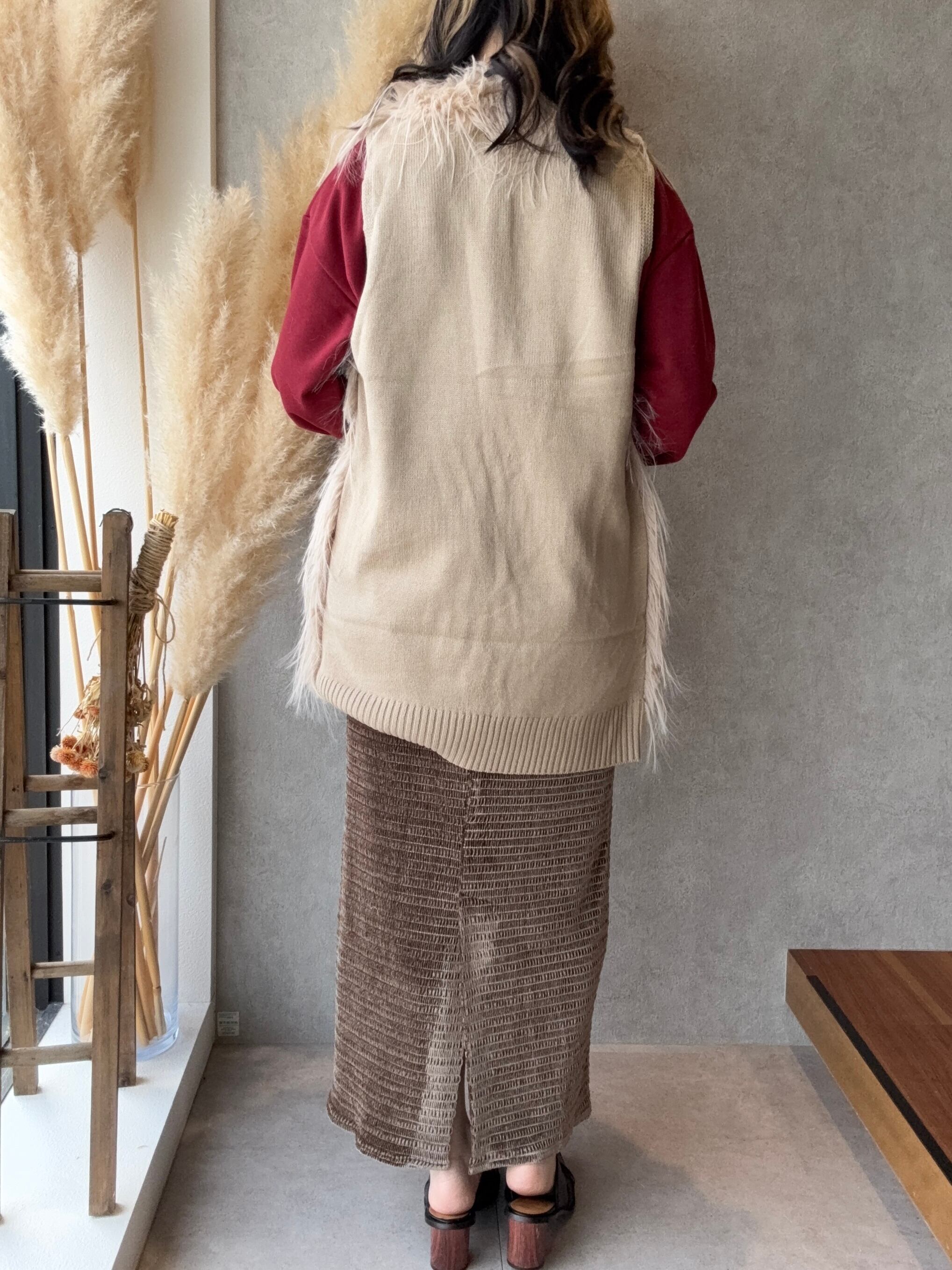 zampa マジョリカプリーツシャーリングスカート(☆N) | whispermusee