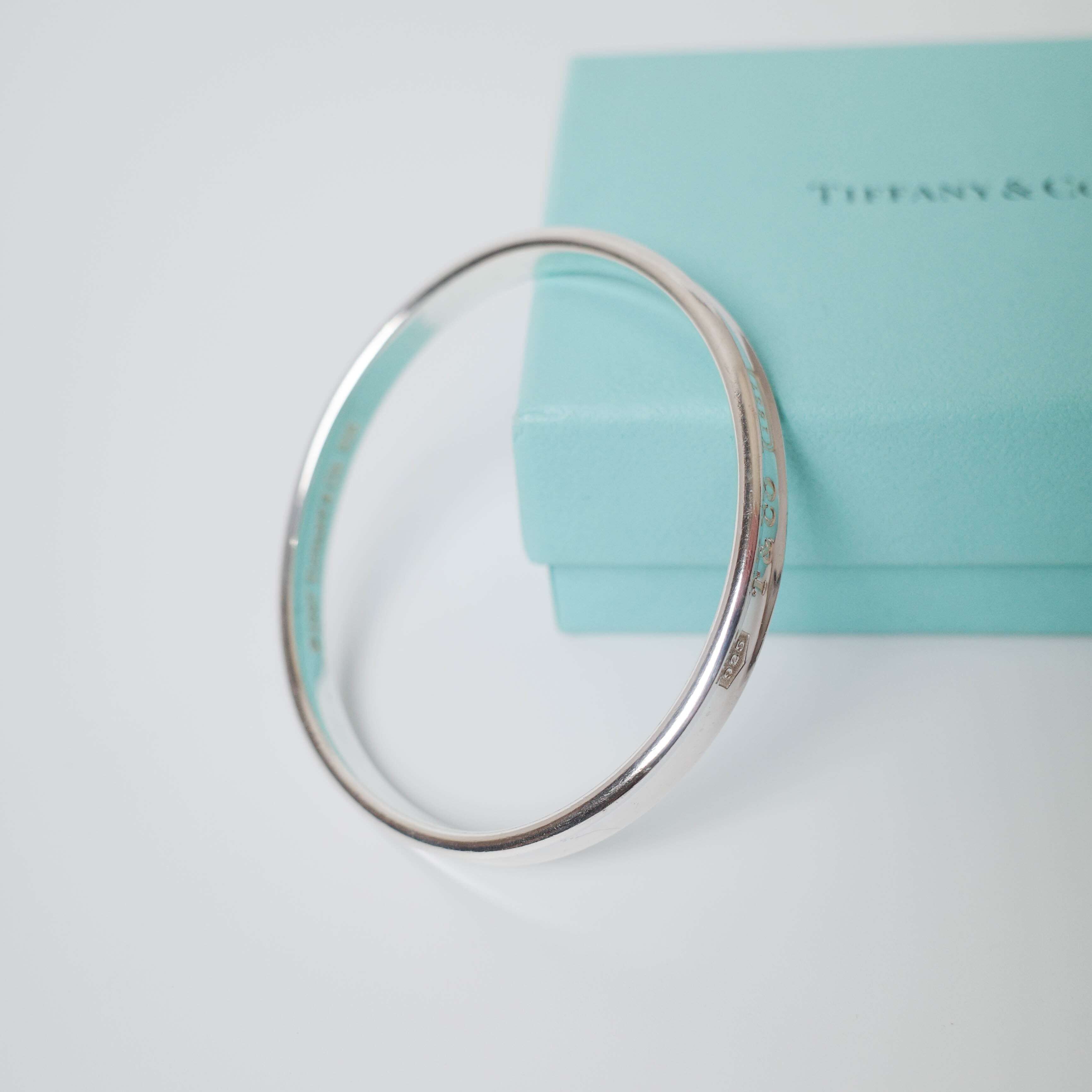 [USED] TIFFANY 90S～ 1837 SILVER BANGLE