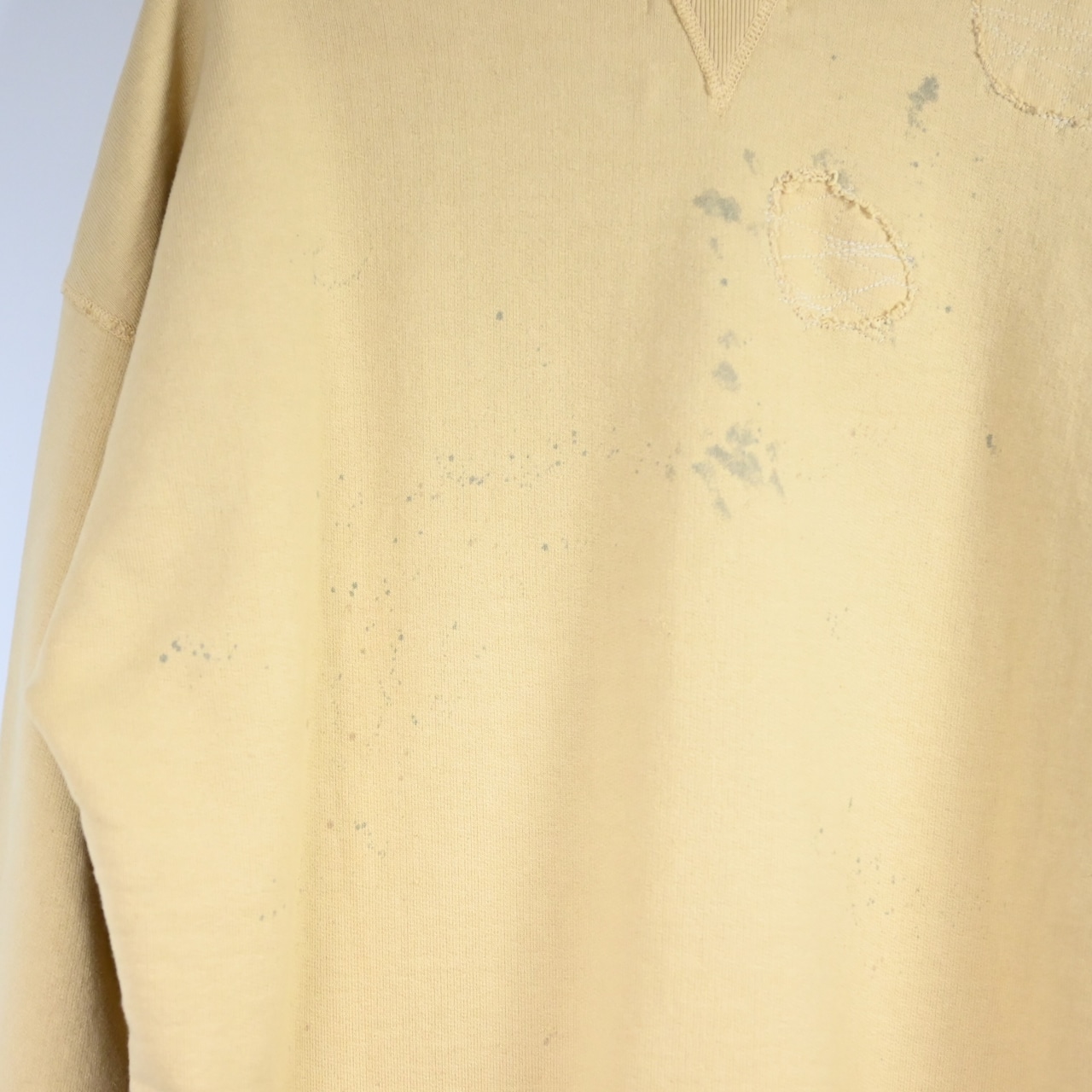 BOWWOW / REPAIRED FADED DOUBLE V SWEATSHIRT