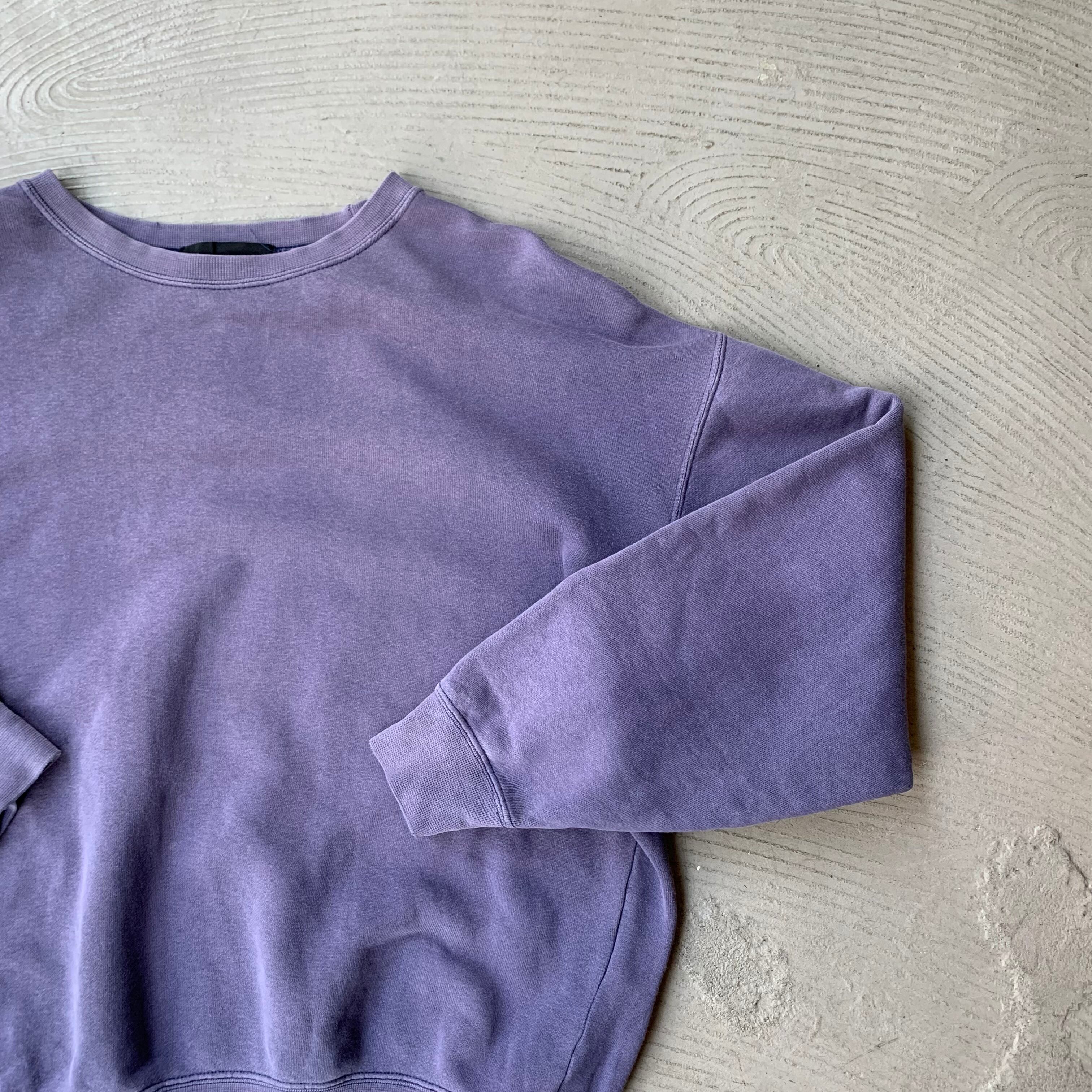 Mr.JUNKO / Faded purple sweat shirt | SAMUEL FINCH / Online store