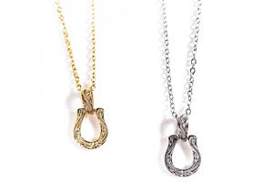 【316L Hawaiian horse shoe necklace】