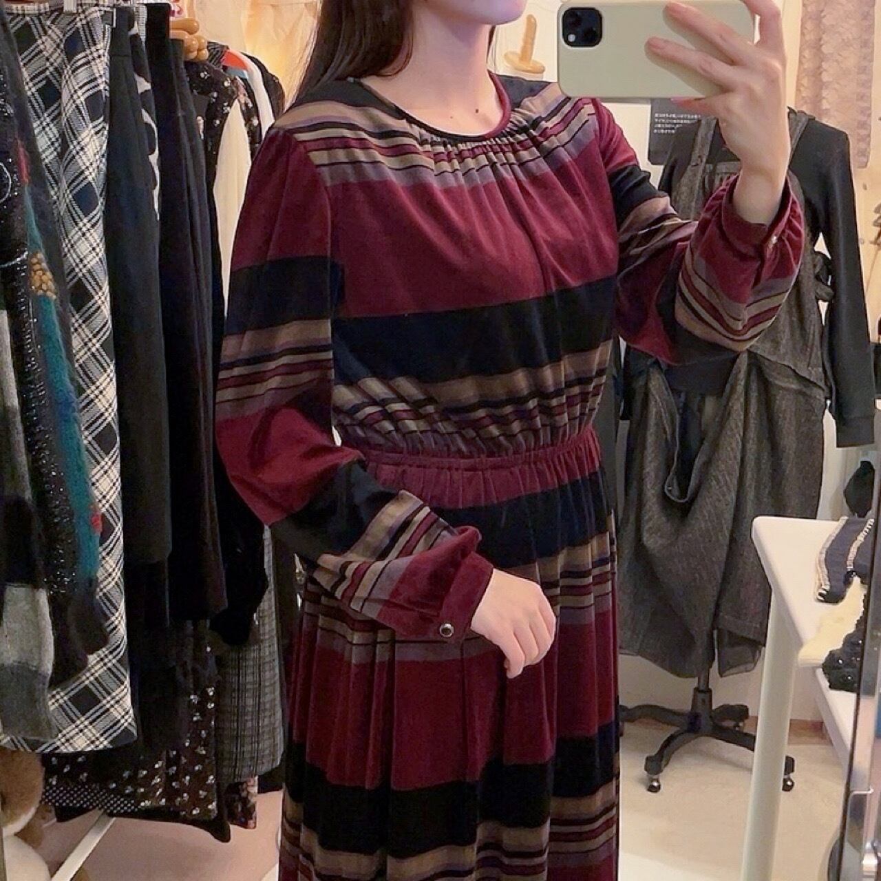 black bordeaux border velours one-piece