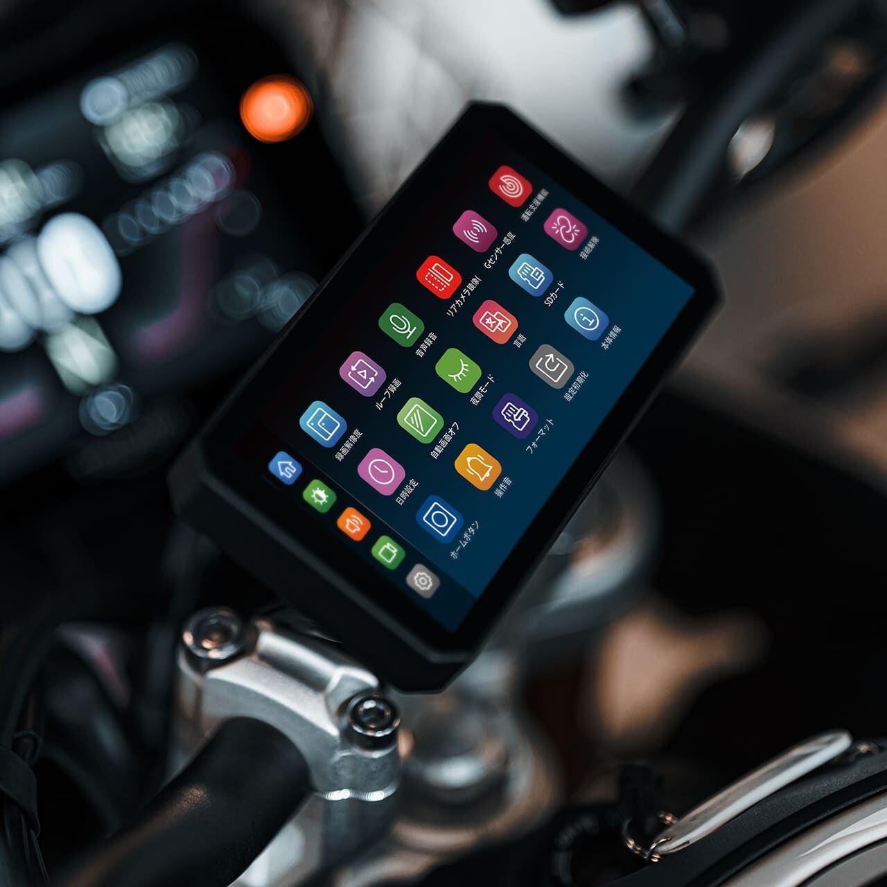 バイク専用マルチスマートモニター レーダーセンサーセット