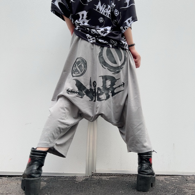 FACE LOGO SARROUEL WIDE PANTS