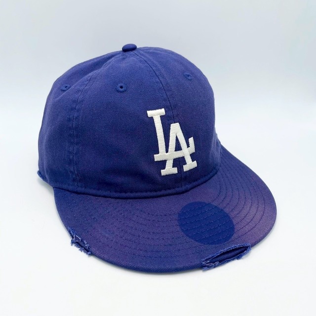 NEW ERA 9THIRTY/930 powered by GORO (min-nano) Los Angeles Dodgers / ロサンゼルス・ドジャース ダメージ/パッカブルバイザー/モンレーウォッシュ Dark Royal