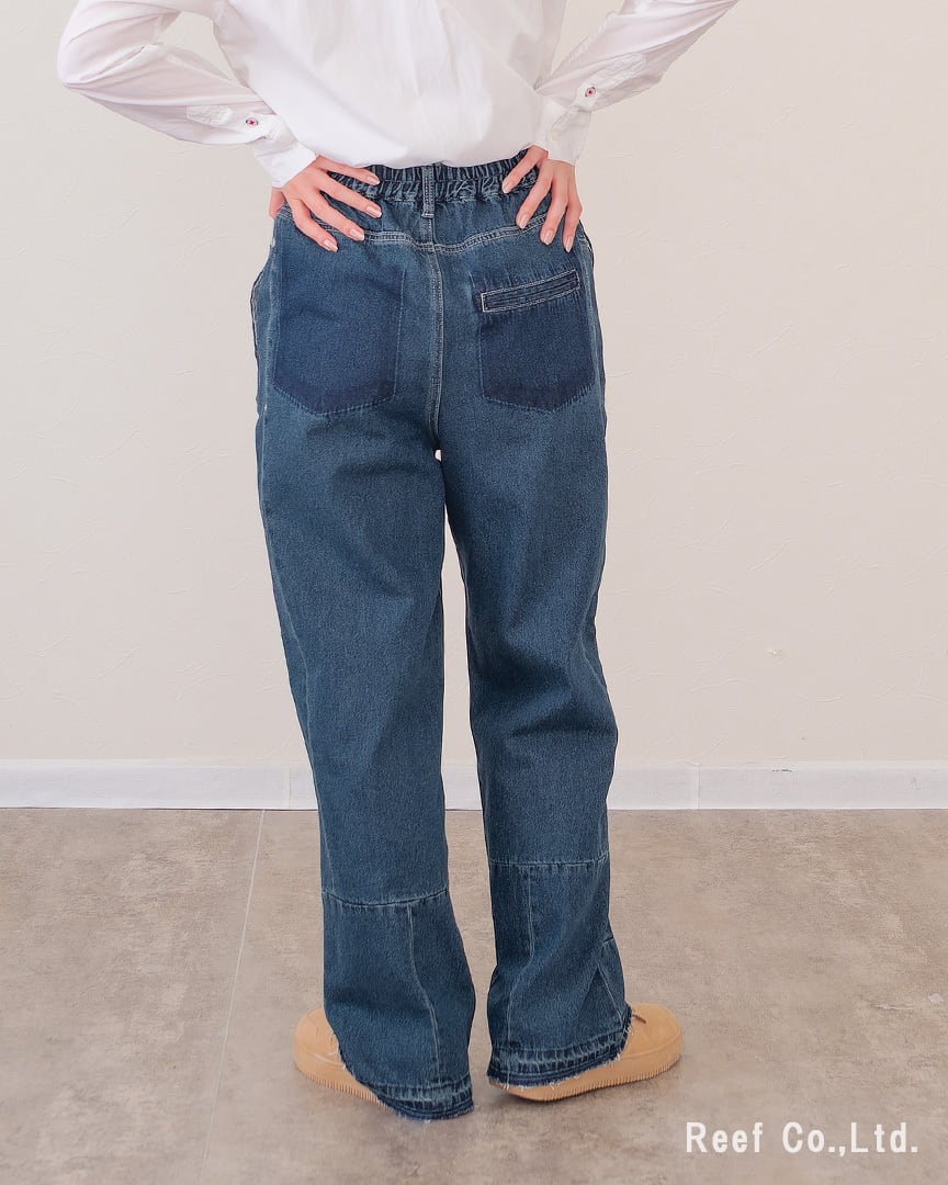 REMIXデニムストレートパンツ】 CP23-B283 Brand：コトポーネ | Reef