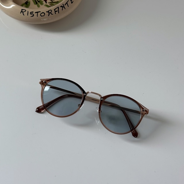 boston frame sunglasses/gray