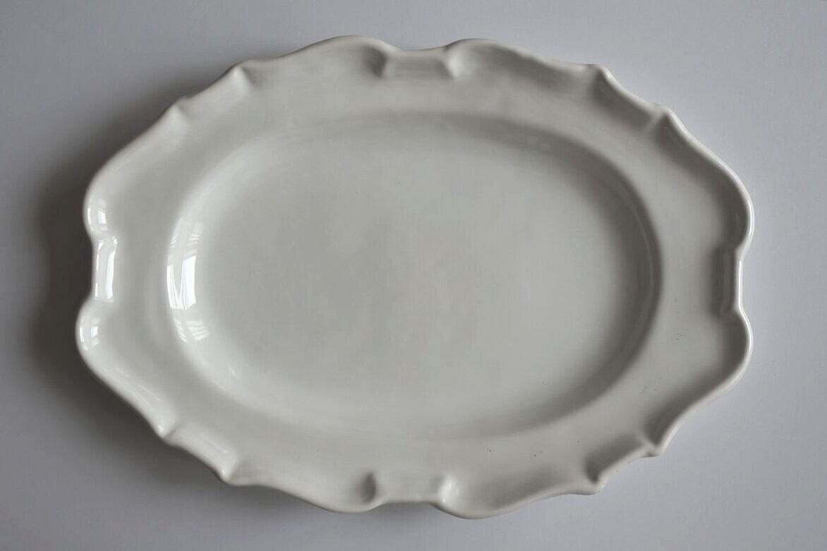18-19th C. French Faience Oval Platter