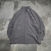 BRANDINI charcoal gray smooth cloth shirt