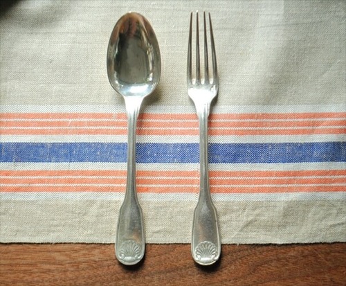 ヴィンテージ クリストフル ヴァンドーム・アルカンシア スプーン フォーク セット CHRISTOFLE VANDOME シルバー アンティーク ig2000