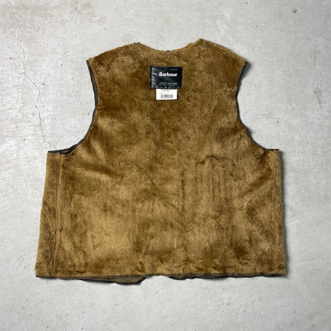90年代 英国製 Barbour バブアー ボアベスト パイルライナーベスト
